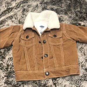 Cordoruy with fleece toddler jacket